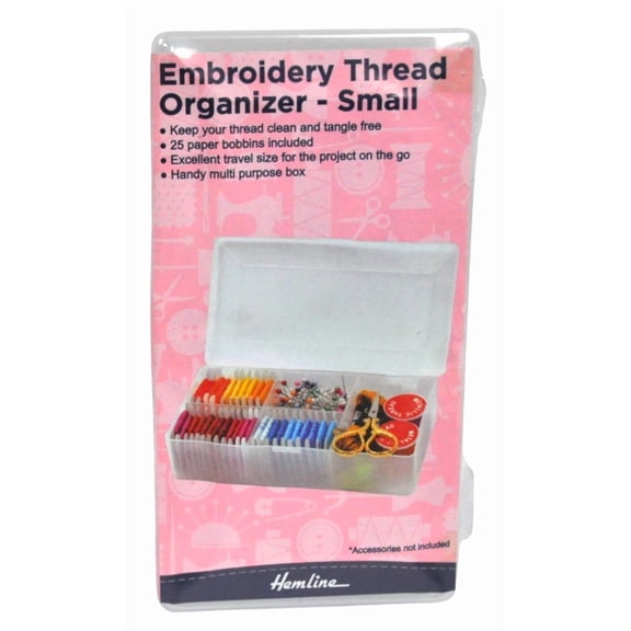 Hemline Embroidery Thread Organizer Small