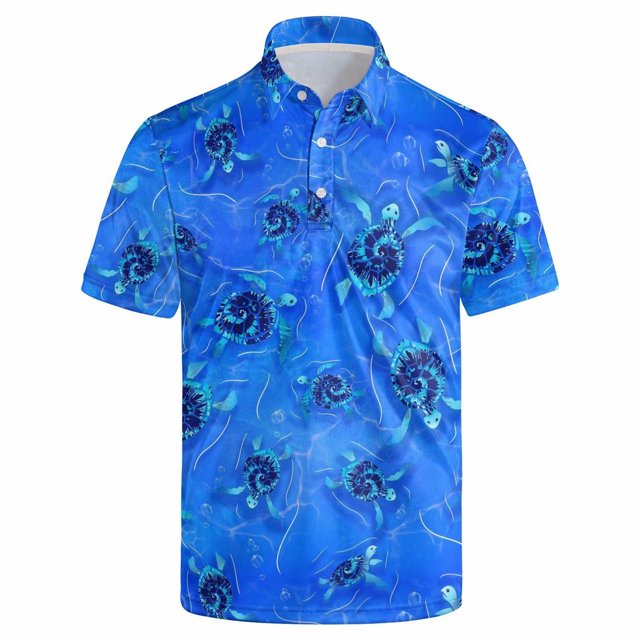 Hemlock Mens Summer Tops Workout Plus Size Golf Polo Shirts,Shirt Short