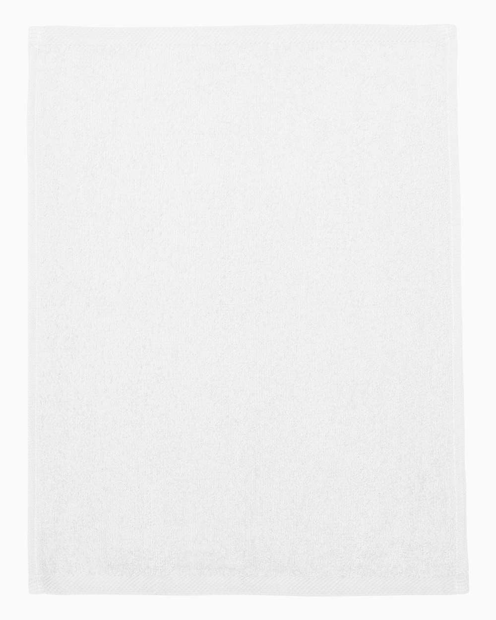 Hemmed Fingertip Towel White One Size