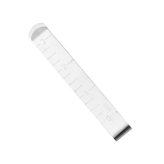 Hemming Clips 3Inch Stainless Steel Sewing Clips Sewing Measurement Ruler for Hemming Fabric Quilting Crafting