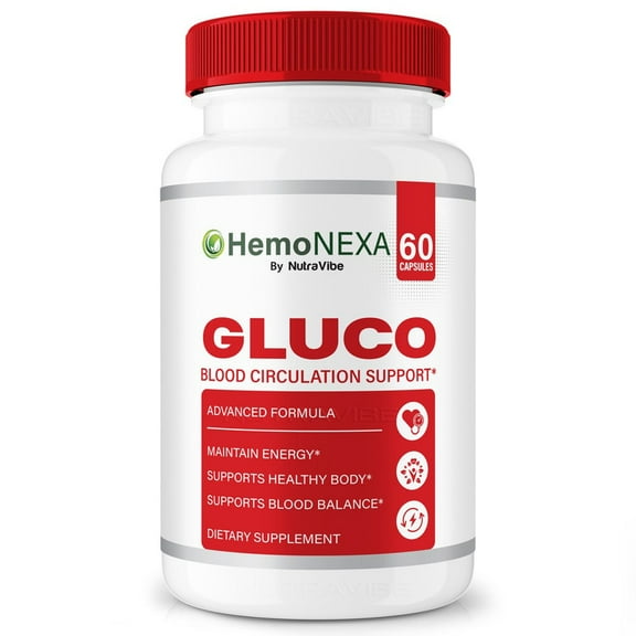 HemoNEXA Original Formula with a Clean Blend to Support Circulation, Natural Energy & Balanced Levels | Just 2 Easy-to-Swallow Pills Daily (60 Capsules)