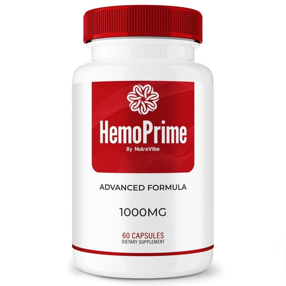 HemoPrime  Original Formula with a Clean Blend to Support Healthy Circulation, Natural Energy & Balanced Levels | Just 2 Easy-to-Swallow Pills Daily (60 Capsules)