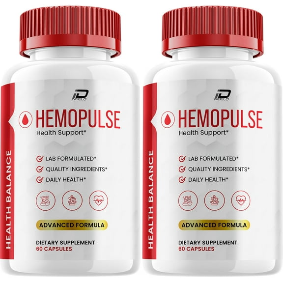 HemoPulse Capsules  HemoPulse All Natural Glycogen Support, 2 Pack, 120 Capsules