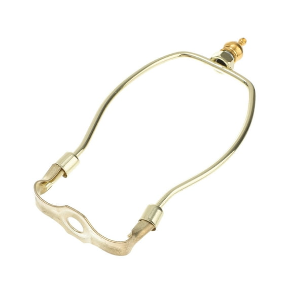 Hemobllo Stable Golden Lampshade Bracket Iron Lamp Holder for Stylish Lighting