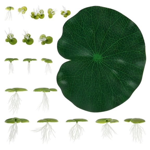 Hemobllo 1Set Light Green Plastic Aquarium Plants Floating Artificial Seaweed for Fish Tank