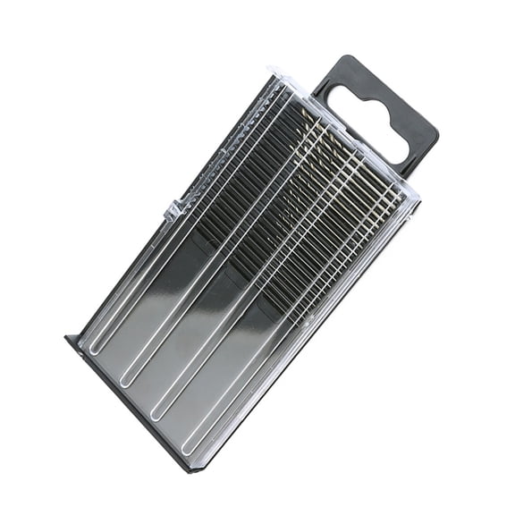 Hemobllo Hss Drill Precision HSS Drill Bit Set Yellow 20-Pcs for Plastic Drilling