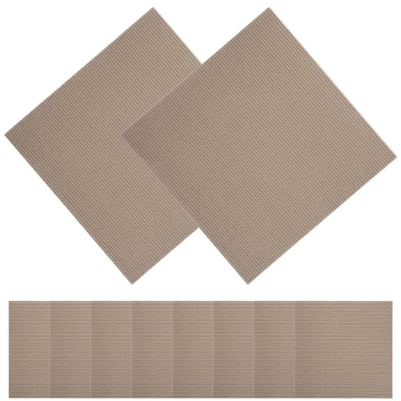 Hemobllo 10Pcs Khaki Peel and Stick Carpet Tiles Durable Polyester for Home Flooring