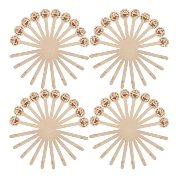 Hemobllo 100 Pcs Mixing Sticks Designed from Birch Wood Great for Hot Chocolate Accessories and Tea Bars