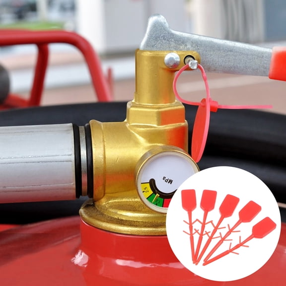Hemobllo 1000Pcs Fire Extinguisher Safety Seal Pull Pins Plastic Tamper Resistant Locks