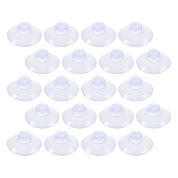 Hemobllo 100Pcs Small PVC Suction Cup Pads for Glass Tabletop Anti Collision Protection