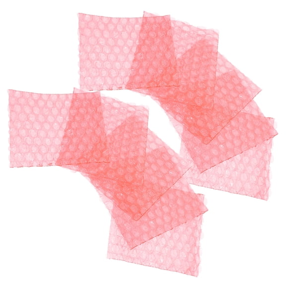 Hemobllo Packing Material Red Pe 100Pcs Compression Resistance Bubble Pouches