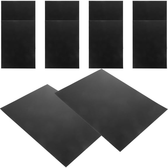 Hemobllo 10Pack Plastic Sheeting Thick Clear Plastic Sheet for Painting Board File Protection Crafts