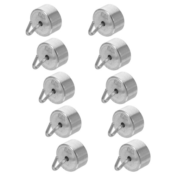 Hemobllo 10Pcs Chromium Plated Calibration Weight Set for Laboratory Scale and Digital Calibration