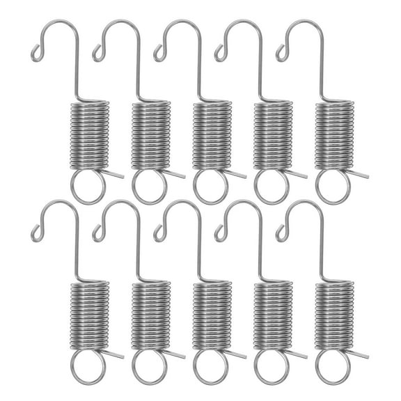 Hemobllo 10Pcs Versatile Spring Steel Hook Extension Springs with Waterfilled Base Stability