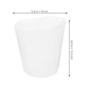Hemobllo 10Pcs Outdoor Planter Pot Liner Insert Plastic Transparent Plant Basket Liners