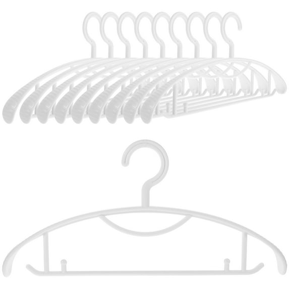 Hemobllo Clothing Hangers Break Resistant 10Pcs