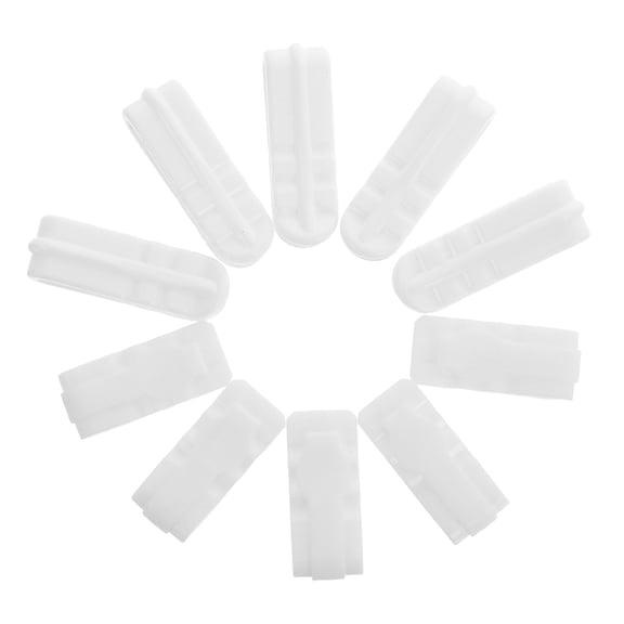 Hemobllo 10Pcs Reusable Plastic Sealing Clips for Vacuum Storage Bags with Air Tight Seal and Compression