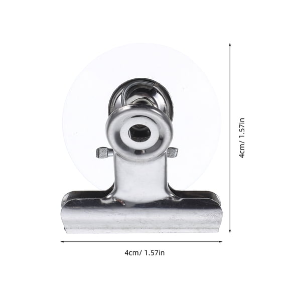 Hemobllo 10Pcs Plastic and Metal Suction Cup Clips Ideal for Glass Window Sign and Curtain Holding