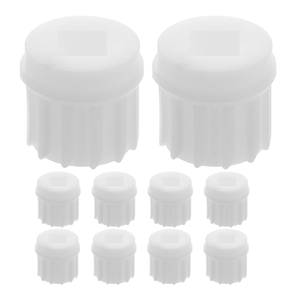 WOOXDYUK Piastrine in metallo autoadesive, 6 pezzi, piastrine in metallo, rotonde con colla da 4