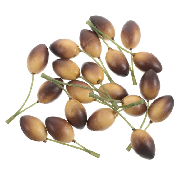 Hemobllo 10pcs Foam Simulation Olive Branches Fake Fruit Decor Food Model for Home Decor Creative Crafts