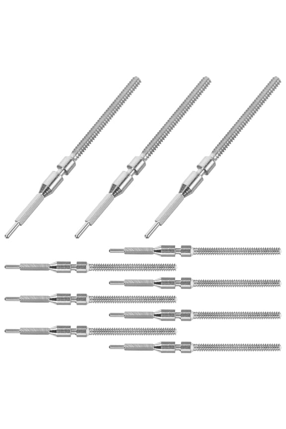 10pcs Replacement Watch Winding Stems For Watch Repair For Self Repairers