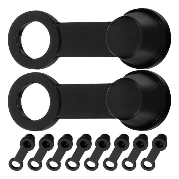 Hemobllo 10Pcs Black Rubber Grease Fitting Caps for Car Brake Bleeders Easy Install Sleeve Design