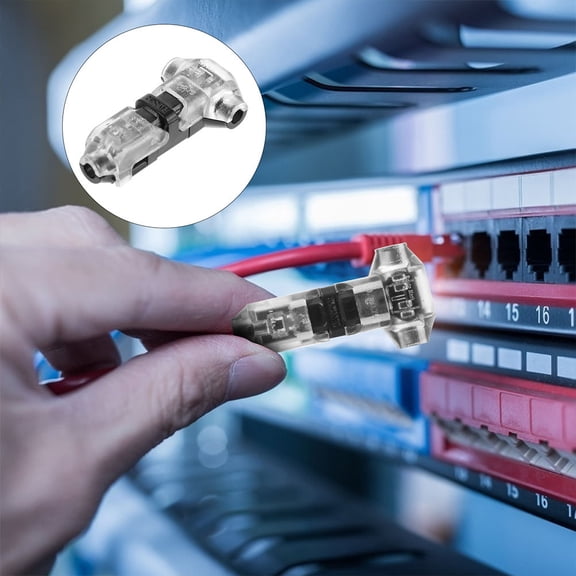 Hemobllo Low Voltage Wire Connectors Snap Connection Design 10Pcs in Nylon for DIY Projects