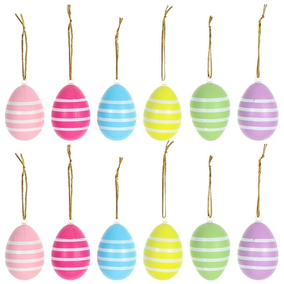 Hemobllo 12PCS Easter Centerpiece Table Decoration Plastic for DIY Crafts Home Decor Friends