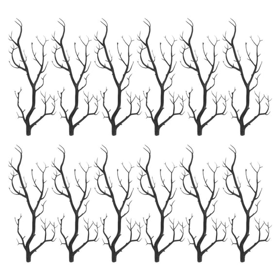 Hemobllo 12Pcs Faux Black Branches for Decoration Realistic Texture Artificial Tree Branches for Scenes