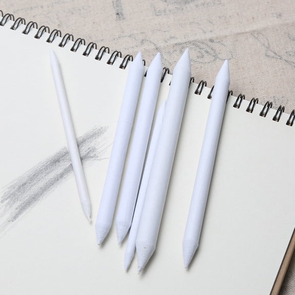 Hemobllo 18-Piece Professional White Metal Blending Stumps Set for Sketching, Drawing, and Blending Art Tools