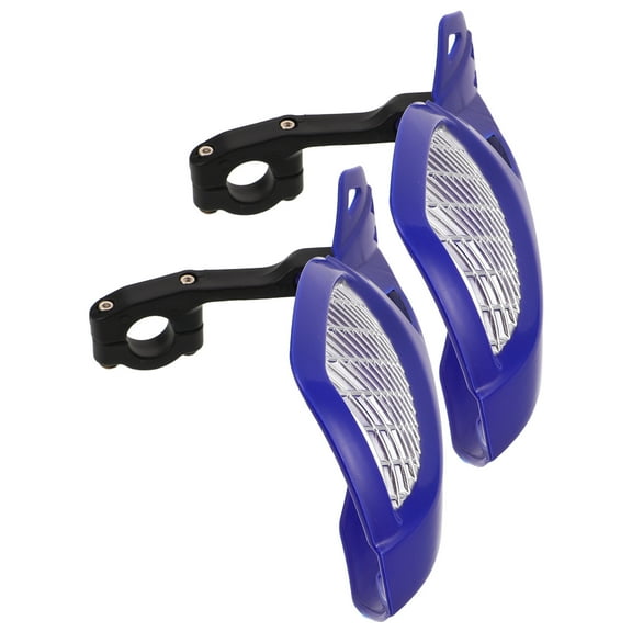 Hemobllo 1Pair Motorcycle Handlebar Muffs Windshield Protector Universal Fit with Cold Wind Shield Blue