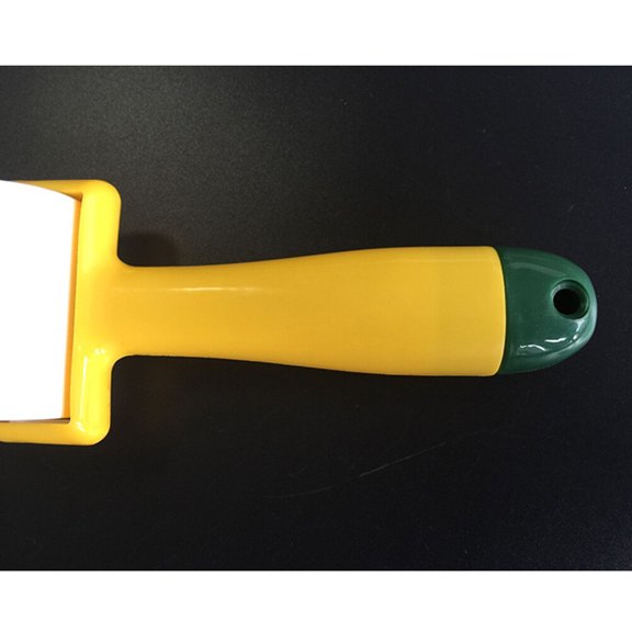 Hemobllo 1Pc Plastic Wall Sticker Roller Yellow Suitable for Non Woven and Thickened PVC Stickers