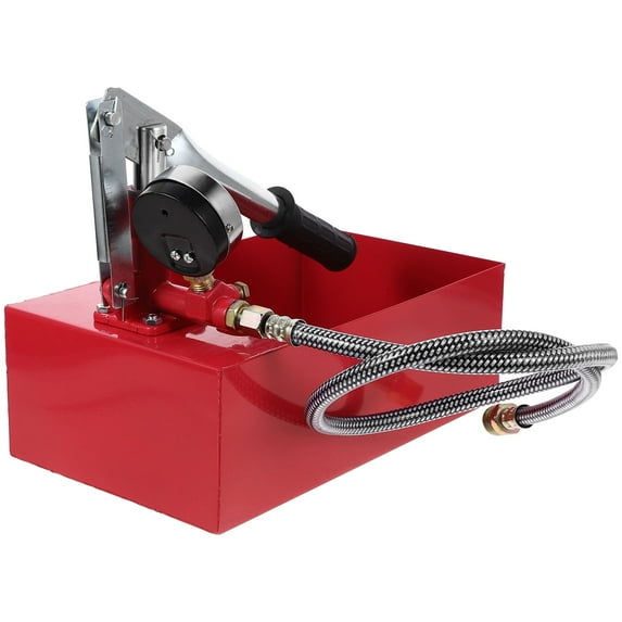 Hemobllo Water Pressure Tester with Copper Material and Large Dial for Industrial and Building Use