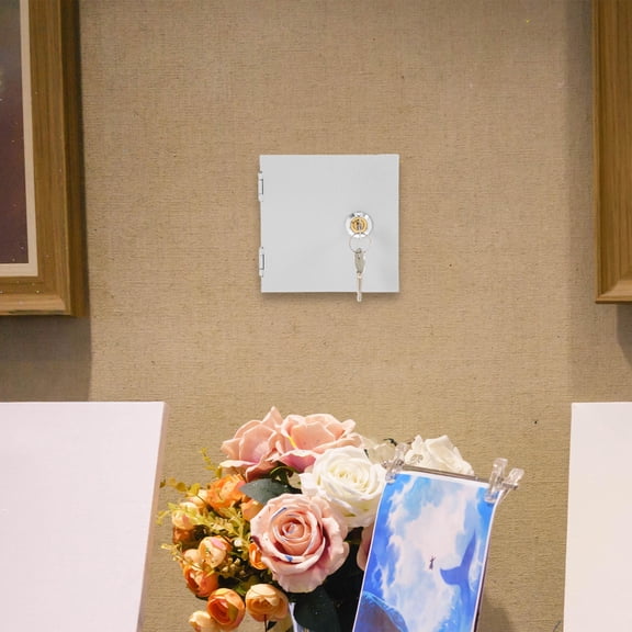 Hemobllo Waterproof Cover Socket Protection Silver Lock Box for Electric Equipment 1Pack