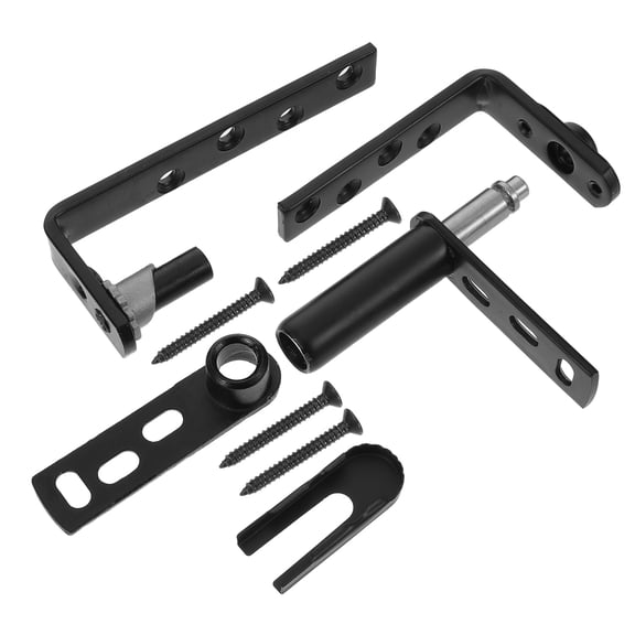 Hemobllo Black Heavy Duty Stainless Steel Self-Closing Hinges for Car 1Set