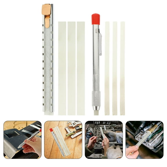 Hemobllo 1Set Paint Soapstone Marker for Welding and Construction Industrial Use White Color