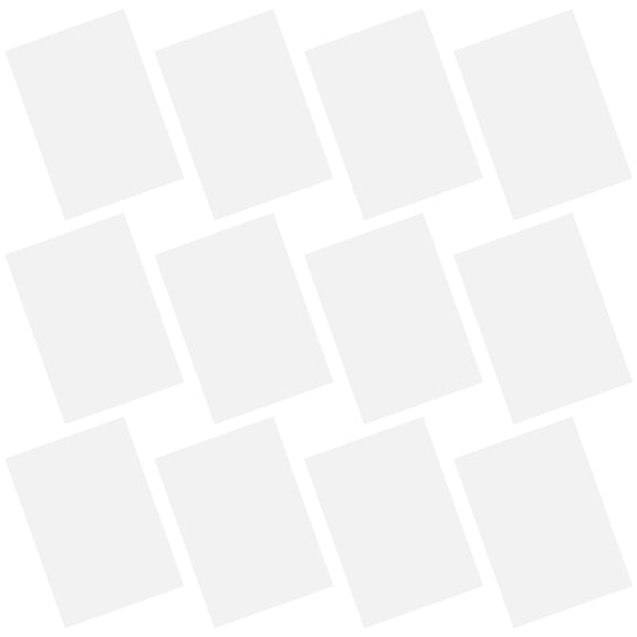 Hemobllo Printable Shrink Sheets 20 Sheets White PVC for DIY Projects with Craft Enthusiasts