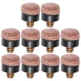 thumbnail image 1 of Hemobllo 20Pcs Easy Install Brown Screw on Cue Tips for Pool and Snooker Cues, 1 of 8