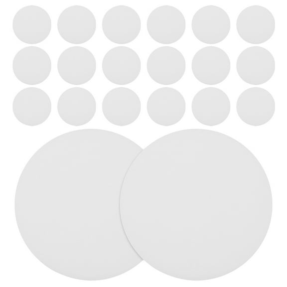 Hemobllo 20Pcs LED Downlight Diffuser White Plastic Covers for Even Light Distribution