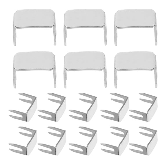 Hemobllo Metal Zipper Repair Kit 20 Pieces Plated for Sewing and Craft Projects