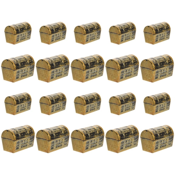 Hemobllo 20pcs Decorative Mini Treasure Box Plastic Party Favors for Pirate Themed Events