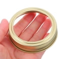 thumbnail image 1 of Hemobllo 24pcs Regular Mouth Canning Rings Golden Tinplate Storage Bands For Decorative Storage And Home Users, 1 of 8