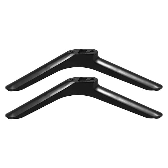 Hemobllo 2Pcs Black Pedestal Stand TV Base Replacement Heavy Duty Stable Support for Table