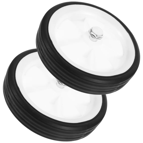 Hemobllo 2Pcs Air Compressor Replacement Parts Rubber Abs Black for 5.82X5.82X1.18In