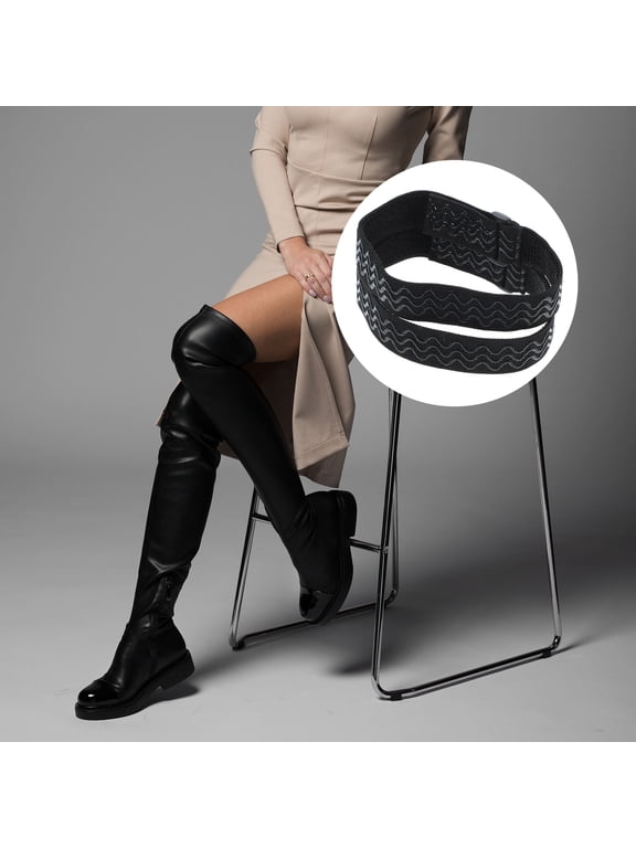2pcs Nylon Boot Straps for Women, Adjustable Knee Boot Wraps to Secure High Boots Comfortably