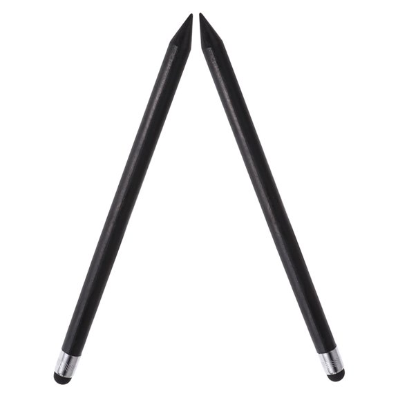 Hemobllo 2Pcs Black Portable Stylus Pen for Touchscreen Laptop Computer with Practical Use