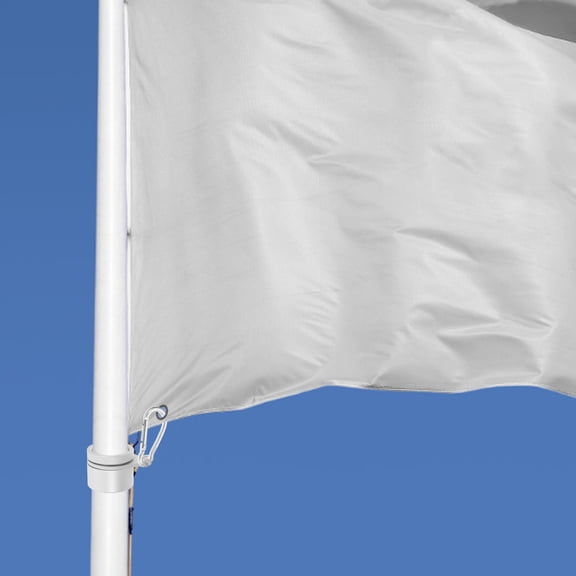 Hemobllo 2Pcs Stainless Steel Flagpole Rings with Rotating Collar for Flag Display