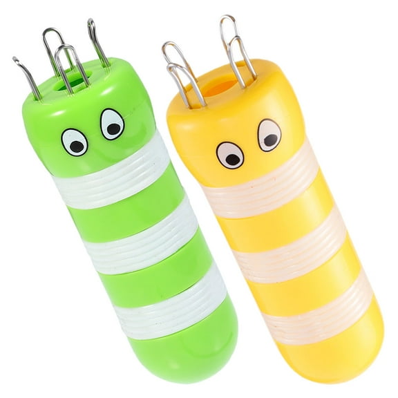 Hemobllo 2-Pack Assorted Color Rope Braiding Machine Kit, Plastic Handy Knitting Accessory for Crafts