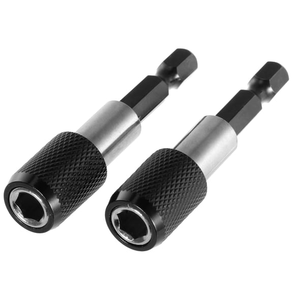 Hemobllo 2-Pack 60mm Steel Extension Bars for Magnetic Drill Bits with Quick Release and Easy
