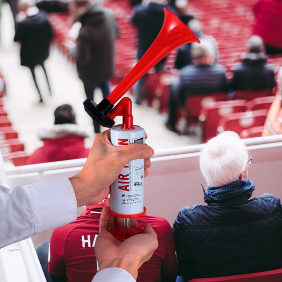 Hemobllo 2Pcs Portable Hand Push Cheer Air Horns with Loud Noise for Football Events